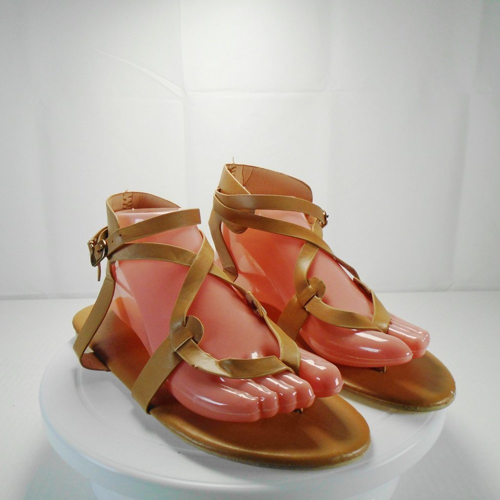Pink Lady Tan Thong Sandals